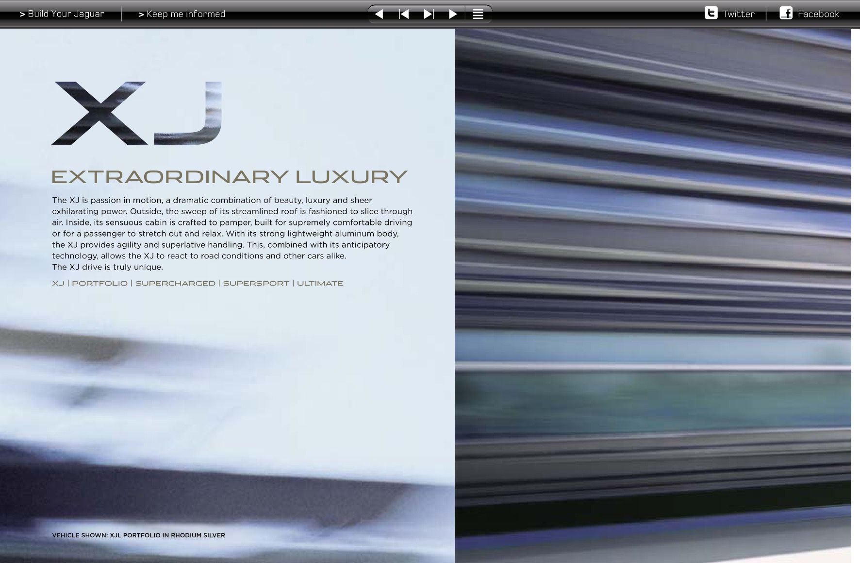 2013 Jaguar XJ Brochure Page 6